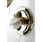 Kingston Brass Shower Faucet, Polished Brass, Wall Mount KB532SO - alternate 2